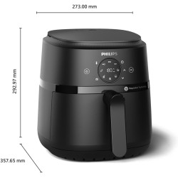 Philips Air Fryer Série 2000 4.2L - Puissance 1500W, Technologie RapidAir, Écran tactile digital,13 options de cuisson,9