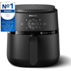 Philips Air Fryer Série 2000 4.2L - Puissance 1500W, Technologie RapidAir, Écran tactile digital,13 options de cuisson,9