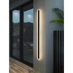 Lampes murales LED à longue bande extérieure étanche moderne IP65 applique murale en aluminium applique de porche de jardin