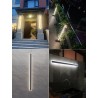 Lampes murales LED à longue bande extérieure étanche moderne IP65 applique murale en aluminium applique de porche de jardin