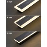 Lampes murales LED à longue bande extérieure étanche moderne IP65 applique murale en aluminium applique de porche de jardin