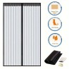 Rideau anti-moustiques pour fenêtre, moustiquaire, fermeture automatique de porte, rideaux de Ventilation domestique, filet
