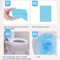 Comprimés de nettoyage de toilettes désodorisants, 30/90/150 pièces, nettoyant tout usage puissant pour toilettes et sols
