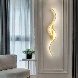 Applique murale LED moderne minimaliste lumière LED chambre chevet longue bande appliques murales salon canapé maison luminaire