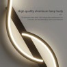 Applique murale LED moderne minimaliste lumière LED chambre chevet longue bande appliques murales salon canapé maison luminaire