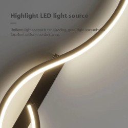 Applique murale LED moderne minimaliste lumière LED chambre chevet longue bande appliques murales salon canapé maison luminaire