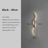 Applique murale LED moderne minimaliste lumière LED chambre chevet longue bande appliques murales salon canapé maison luminaire