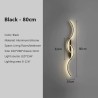 Applique murale LED moderne minimaliste lumière LED chambre chevet longue bande appliques murales salon canapé maison luminaire