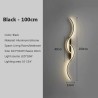 Applique murale LED moderne minimaliste lumière LED chambre chevet longue bande appliques murales salon canapé maison luminaire