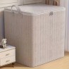 Boîte de rangement Extra Large avec couvercle, Design moderne permettant de gagner de l'espace, Durable pour vêtements, literie,