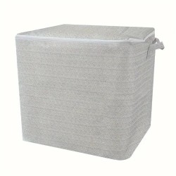 Boîte de rangement Extra Large avec couvercle, Design moderne permettant de gagner de l'espace, Durable pour vêtements, literie,