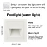 PIR détecteur de mouvement capteur de lumière led lumières AC 110 V-240 V encastré escalier chambre applique led veilleuse