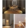 PIR détecteur de mouvement capteur de lumière led lumières AC 110 V-240 V encastré escalier chambre applique led veilleuse