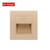 PIR détecteur de mouvement capteur de lumière led lumières AC 110 V-240 V encastré escalier chambre applique led veilleuse