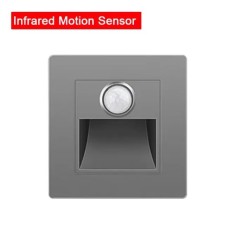 PIR détecteur de mouvement capteur de lumière led lumières AC 110 V-240 V encastré escalier chambre applique led veilleuse