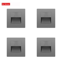PIR détecteur de mouvement capteur de lumière led lumières AC 110 V-240 V encastré escalier chambre applique led veilleuse