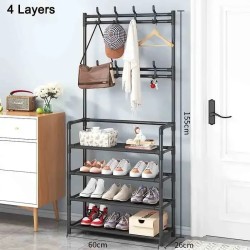 Cintre à chaussures multicouche, étagère à chapeaux et à chaussures bricolage, étagère à chaussures simple, étagères de stockage