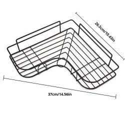 Fer Triangle Rack Pour La Cuisine Salle De Bains Rack De Stockage Épaissie Amour Coin Rack De Stockage Durable