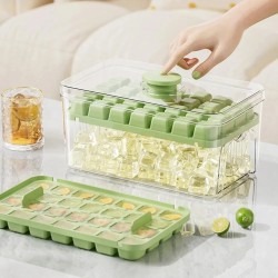 28/56 grilles moule à glaçons presse plateau à glace seau machine à glaçons multifonctionnelle avec une seule touche pour