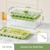 28/56 grilles moule à glaçons presse plateau à glace seau machine à glaçons multifonctionnelle avec une seule touche pour