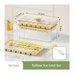 28/56 grilles moule à glaçons presse plateau à glace seau machine à glaçons multifonctionnelle avec une seule touche pour