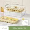 28/56 grilles moule à glaçons presse plateau à glace seau machine à glaçons multifonctionnelle avec une seule touche pour