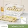 28/56 grilles moule à glaçons presse plateau à glace seau machine à glaçons multifonctionnelle avec une seule touche pour