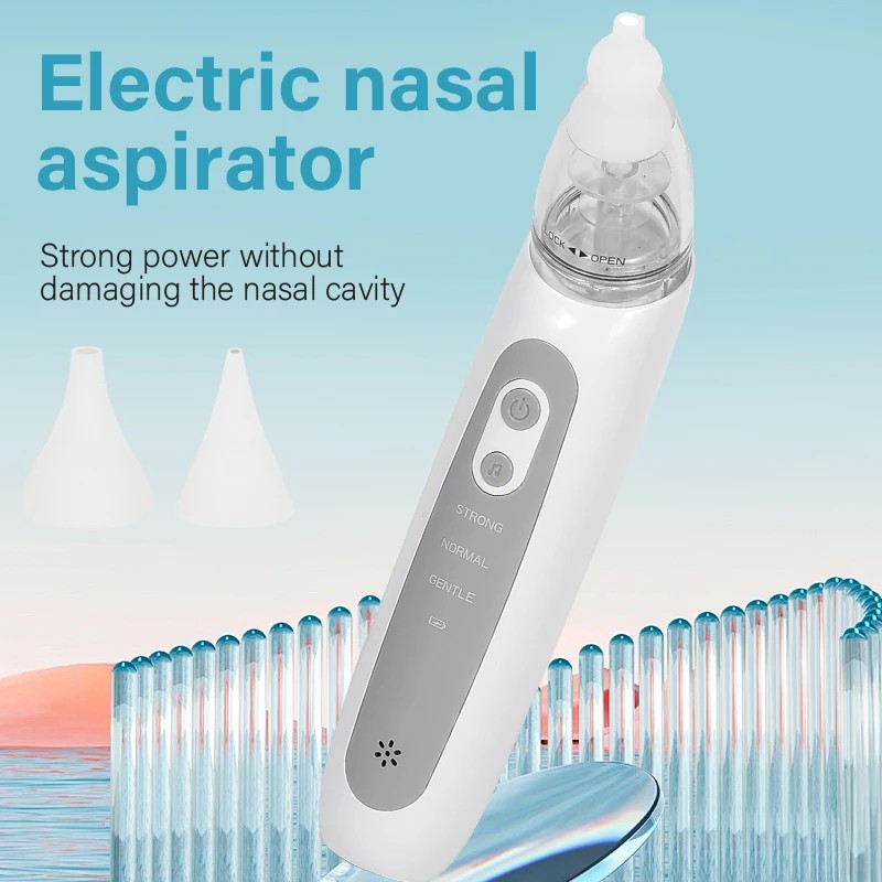 Usine personnalisée musique nez aspirateur pompe Rechargeable 65kps forte aspiration électrique aspirateur nasal pour enfants