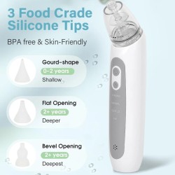 Usine personnalisée musique nez aspirateur pompe Rechargeable 65kps forte aspiration électrique aspirateur nasal pour enfants