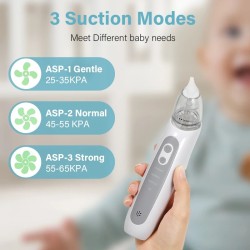 Usine personnalisée musique nez aspirateur pompe Rechargeable 65kps forte aspiration électrique aspirateur nasal pour enfants