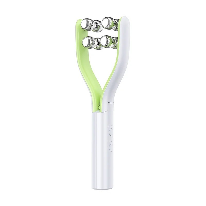 Masseur de visage en forme de Y dispositif anti-rides pour le visage V outil de levage de rouleau facial EMS dispositif