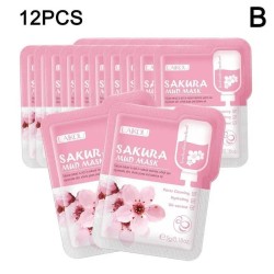 Masque facial décollable au collagène pour la nuit, masque d'emballage de nuit au collagène coréen, hydrate en profondeur,