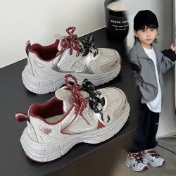 Baskets polyvalentes à la mode pour garçons et filles, chaussures de sport décontractées à plateforme, en maille respirante,