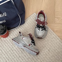 Baskets polyvalentes à la mode pour garçons et filles, chaussures de sport décontractées à plateforme, en maille respirante,