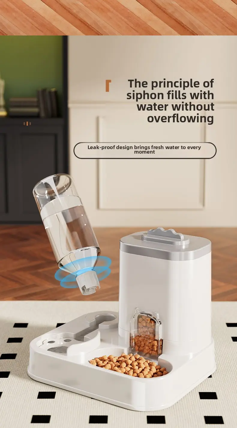 distributeur d eau automatique pour chats et chiens avec bassin alimentaire intÃ©grÃ© - de 1 Ã  10l, pile , design blanc moderne pour un nettoyage facile et une hydratation, station d hydratation pour animaux de compagnie, accessoire pour animaux de compagnie Ã©lÃ©gant, produit durable pour animaux de compagnie DÃ©tails du produit 5